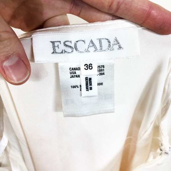 Escada Silk Long Side Split Skirt - Picture 3 of 3